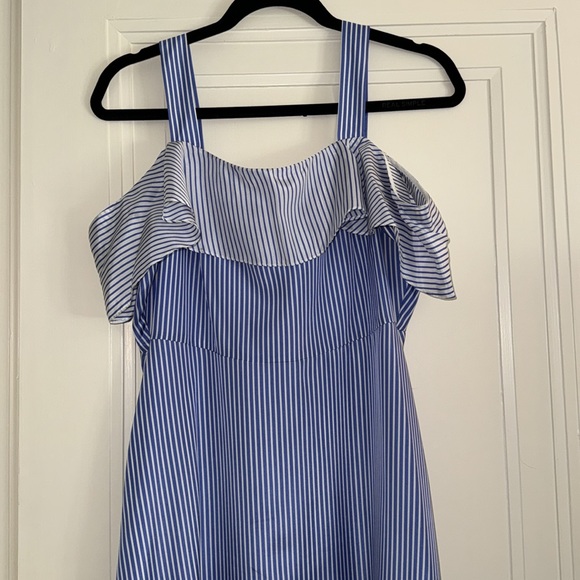 💙 J. CREW STRIPED SILK DRESS 💙 - Picture 5 of 8